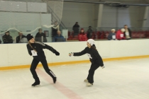 Юлия Тощакова передаёт эстафету Елене Матюхиной