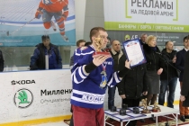 «Лучший нападающий» – Сергей Тарасов (ХК «Динамо»)