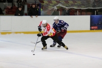 Матч между ХК «Динамо» и ХК «Искра»