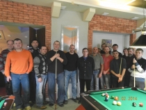 Соревнования по бильярду в клубе «Мачо»